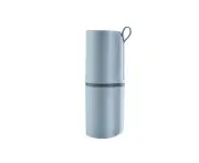 Travel Toothbrush Cup Toothbrush Holder Storager Toiletry Cup -Light Blue