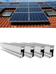 Mounting Rail Module Bracket Mounting Guide Rail Panel Photovoltaic Bracket