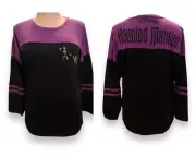 Plus Size 2 Torrid Disney Haunted Mansion Ghosts Halloween Varsity Stripe Top