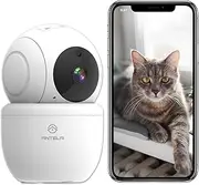 ANTELA Indoor Surveillance Camera, 1080P, 2.4GHz / 5GHz WiFi IP Camera, 355°/80°, IR Night Vision and Motion Detection, Two-Way Audio, Compatible with Alexa/Google Home