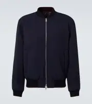 [Dries Van Noten] Dries Van Noten Reversible blouson AU 90 blue