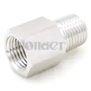 1/8" BSPP Female to 1/8" BSPT Male 304 Stainless Steel Pipe Fitting Connector