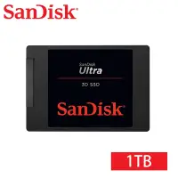 在飛比找Yahoo奇摩購物中心優惠-SanDisk Ultra 3D 1TB 2.5吋SATAI
