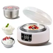Yogurt Maker with Temperature and Time Control, Intelligent Digital Panel Yog...