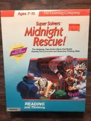 Vintage Big Box Super Solvers Midnight Rescue!SEALED for Macintosh