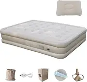 Camping Air Mattress - Self-Inflating Camping Air Mattress | Double Inflatable Sleeping Pad for 2 Person | Thickened Self-Inflating Double Camp Bed | Thickened Airbed Mat for Hiking, Outdoor,