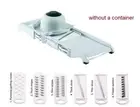Vegetable Cutter with Steel Blade Mandolin Slicer & Shredders Light Blue T008