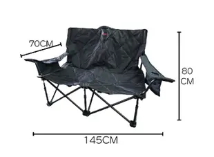 【攜帶型折疊椅】摺疊椅 探險家度假風雙人椅6513 (7.4折)