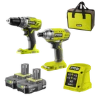 Ryobi Cordless 18V ONE+ 2 Piece Core Kit
