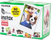 Instax Fujifilm Mini Film, White 60 Pack