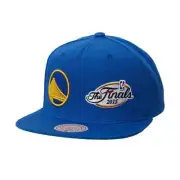 Mens MITCHELL & NESS NBA DUAL WHAMMY SNAPBACK WARRIORS