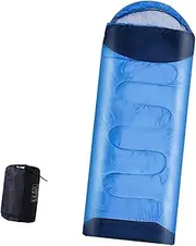 Zxpjkyu Envelope Sleeping Bag Lightweight Four Seasons Camping Sleeping Bag for Cold Weather