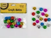 18pcs Craft Bell Assorted Colours 1.8cmcm