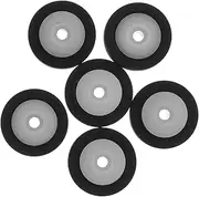 OSALADI 6pcs Plastic Axle Pressure Pulley Record Repair Pinch Roller Cassette Pinch Roller Cassette Tape Machine Pinch Roller Recorder Machine Pinch Roller Rubber Megaphone Deck