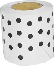 KICHOUSE 1 Roll Decorative Border Trim Self Adhesive Bulletin Board Decal for Classroom Office and DIY Crafts Lightweight Reliable Decor for Smooth Surfaces with Dots