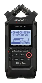 Zoom H4N Pro Handy Recorder All Black Edition