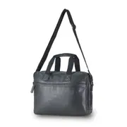 Tosca Vegan Leather Briefcase Adjustable Strap Mens Travel Shoulder Bag Black