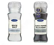 Santa Maria Salt & Black Pepper Grinder Set – Premium Seasoning