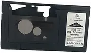 VHS to Vhsc Cassette Adapter Tape Converter Professional Simple Operations High Performance Black Sturdy Tape Adapter