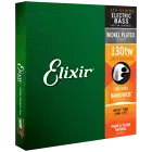 Elixir NANOWEB Nickel 5th Bass String — 15432 Long Scale, Taperwound, Light .130