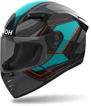 Airoh Connor Dunk Helmet, black-grey-blue, Size L for Men Black Grey Blue