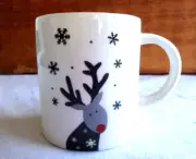 Crate&Barrel Forest Friends Small 6 oz. Espresso/Coffee/Tea/Cocoa/Child's Mug
