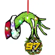 Christmas Tree Grinch Ornament Xmas Hanging Decorations Green