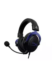 HyperX - Cloud Wired Gaming Headset for PS5 and PS4 - Black/Blue