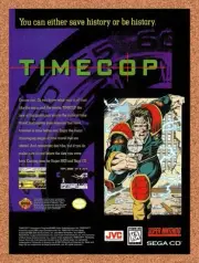 1994 Timecop SNES Original Advertisement / Retro Promo v1
