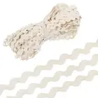 29.5 Yard Light Brown Rick Rack Trim 5mm Wave Bending Fringe Trim Lace Ribbon