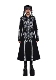 [Trickz N' Treatz] Lurking Horror Skeleton Trench Coat