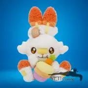 Pokemon Center Japan Scorbunny Pokemon Easter Yum Yum Plush Doll Japan Exclusive