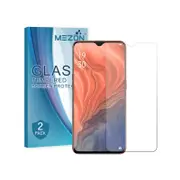 2 Pack MEZON OPPO Find X2 Lite Clear Tempered Glass Screen Protectors