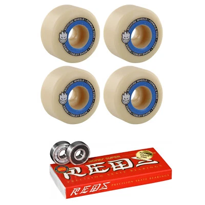 Spitfire Skateboard Wheels F4 Tablets 99A 55mm + Bones Super Reds Bearings