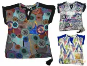 Womens Viscose Summer Gypsy Top Bohemian T Shirt