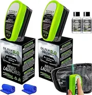 Clearvision Glass Cleaner, 2/3/4 Pack 2025 Upgraded Clear Vision Windscreen Cleaner, Prevents Rain and Fog Cleaning Glass Brush for Car Windows (2)