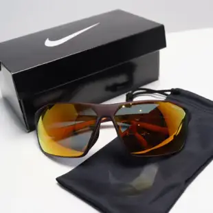 Nike 太陽眼鏡 Windstorm AF 男女款 咖啡棕 炫彩 墨鏡 防滑 彈性 全框 蔡司 DC2916-233