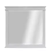Lily Dresser Mirror Vanity Dressing Table Solid Pine Wood Frame - White