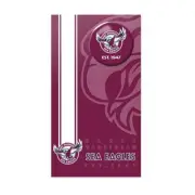Manly Warringah Sea Eagles NRL Greeting Card with Badge Birthday Christmas Mo...