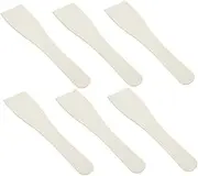 VERDANVERSE 6pcs Wood Spatula Ergonomic Cooking Tools Compact BBQ Baking Accessories for Grilling Sourdough Comfortable Grip for Outdoor Events