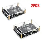 2 x Stereo Bluetooth Power Digital Amplifier Board Audio Receiver Remote 24V 40W