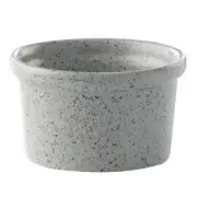 G.E.T. PP1944807324 Corona Cosmos Moon Grey Porcelain 6.4 oz. Ramekin - 2 Doz