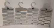 Set of 4 Novelty Hanging Metallic Tie Rack Organizers Hanger/Holders NEW