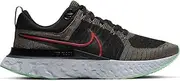 [Nike] Men's React Infinity Run Fk 2 Shoe, Ridgerock Chile Red Black Green Glow Photon Dust, 8 US