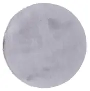 Pony Gris Grey Round Rug