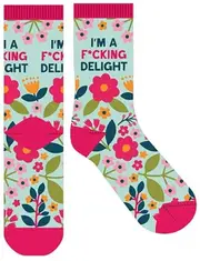 Frankly Funny Novelty Socks One Size Fits Most - Fcking Delight, EJF E11177