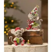 Bethany Lowe Manny and Memzi Mouse Pair TD 3181, TD 3182