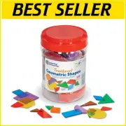 Creative Play with 408 Manipulative Geometric Shapes - Preschool Learning Set