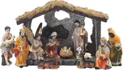 Christmas Nativity Figures, Christ Birth Of Jesus Resin Ornament, Nativity Set With Figures, Jesus Birth Set, For Garden Indoor And Outdoor Decoration
