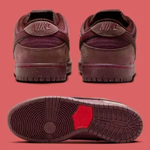 【NIKE 耐吉】休閒鞋 NIKE SB DUNK LOW VALENTINE DAY 情人節 酒紅 男款 FN0619-600